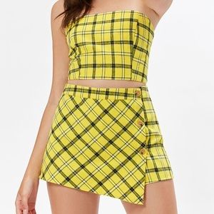 PacSun | Kendall & Kylie Asymmetrical Plaid Skort